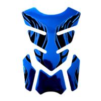 Pegatina De Tanque De Motocicleta 3D Protector De Aceite Y Gasolina Con Diseño De Espina De Pescado Y Decoración De Llama Accesorios Para Motocicletas - details 9