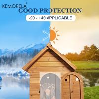 KEMORELA Puerta De Casa Para Mascotas Cortinas De Puerta Para Perro Reemplazo De Tiras De Plástico Y Vinilo Para DIY Puerta Para Perro O Gato Flap De PVC Transparente - details 4