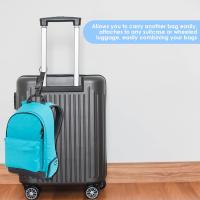 Correa Fija De Equipaje De Viaje Con Hebilla De Libera Portátil Correa Adicional Para Bolsas De Viaje Soporte De Chaqueta De Nylon Sólido - details 7