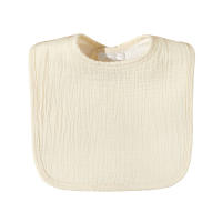 Babero de gasa para bebé en forma de U de tela de crepé de algodón puro popular Babero de fábrica - details 7