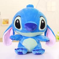 Peluche Grande Disney Lilo & Stitch Kawaii Suave Azul Rosa Muñeco De Peluche Anime Película Regalo De Navidad Para Niños Y Adultos - details 6
