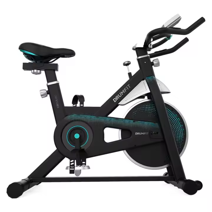 Bicicleta estática Cecotec DrumFit Indoor 13000 Delfos pantalla LCD + accesorios negro - 1