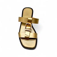 Calzados soraia, Sandalias Planas de Mujer con Punta Cuadrada, Diseño Elegante con Hebilla Decorativa, Estilo Minimalista y Sofisticado, Calzado Abierto para Verano, Ideal para Eventos, Paseos o Uso Diario Playa Metal Lazo Playa - details 5