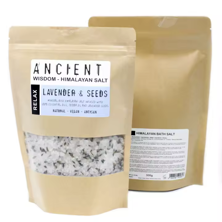 Mezcla de sal de baño del Himalaya - 500 g - Relajarse - 1