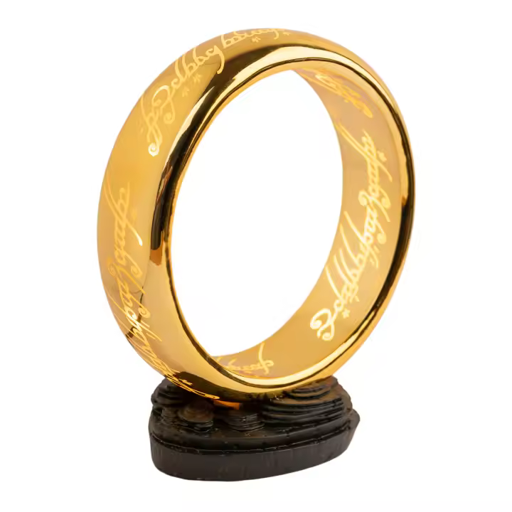 Grupo Erik Lampara El Señor de los Anillos Los anillos del poder - Lámpara de escritorio - El Señor de los Anillos Figuras en USB y pilas - Lámpara Gaming - Decoración de habitación, licencia oficial - 1