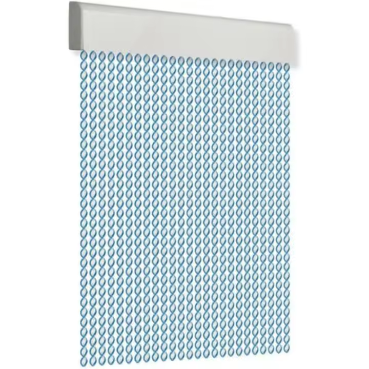 TODOBIEN STORE - Cortina antimoscas Puerta Exterior - Cortina Espiral Puerta Exterior o Interior - PVC, Impermeable,2,1Al. x 0,9An. metros - 1