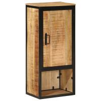 vidaXL Mueble de baño madera maciza de mango y hierro 40x27x90 cm - details 0