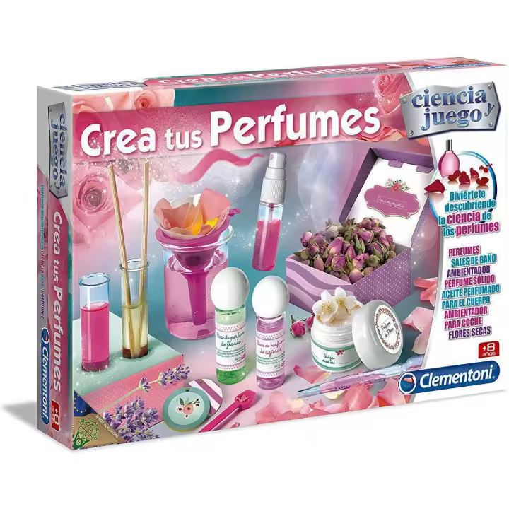 Clementoni - Kit crea tus perfumes, juego educativo cosmética, a partir de 8 años, juguete en español (55204) - 1