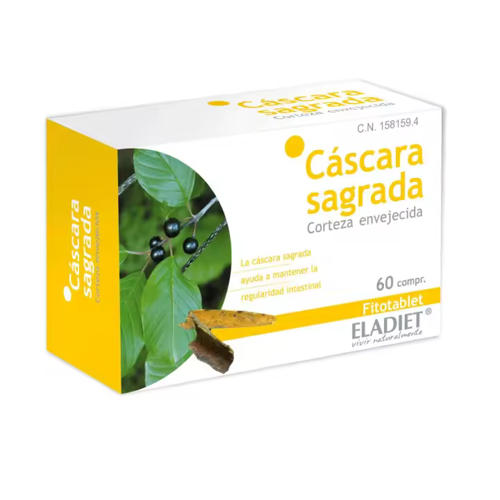 Eladiet Cáscara Sagrada, 60 Comprimidos - 1