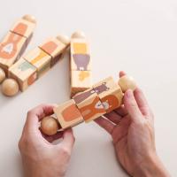 Juguete Educativo De Madera Para Bebés 1pc Campana De Mano Montessori Desarrolla La Habilidad Manual Juguete Clásico Educativo Para Niños Con Puzzle De Animal - details 19