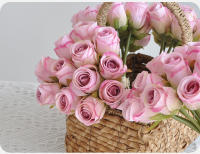 Bouquet De Rosas Rosa De 24CM Decoración Para El Hogar Propiedades Fotográficas Guía De Carretera Para Boda Flores Artificiales - details 42