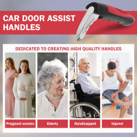 2Pcs Manija De Apoyo Para Coche Multifuncional 2 En 1 Ayudante De Seguridad Para Puerta Herramienta De Rompeventanas Y Soporte De Vehículo - details 2