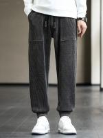 Nuevos Pantalones De Corduroy Para Hombre Otoño Invierno Estilo Callejero Holgado Casuales Pantalones De Jogger Talla plus Hasta 8XL - details 26