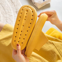 Sandalias De Hueso Grueso Para Mujer EVA Suave Suela Cama De Nubes Pantuflas De Interior Antideslizantes Playa Verano 2025 - details 19