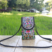 Bolso De Hombro Para Mujer Yogodlns Vintage Bordado Floral Pochete De Viaje Bolsa Bandolera Cremallera Pequeño Bolso De Mano - details 9