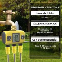 Sistema De Riego Inteligente Con 1/2/3 Salidas Timer Automático Para Jardín Exterior Programador De Riega Faucet Y Mangueira - details 22