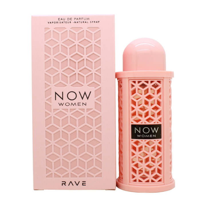 Lattafa - Rave Now Women EDP 100 ml de la familia olfativa floral amaderada con notas de frutas rojas, jazmín y vainilla — oferta en Miravia