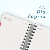 Dohe - Agenda Escolar 2025 2026 - Día Página, Tamaño A6 (12x17 cm), Español e Inglés, Cierre de Espiral Doble y Goma, Tapa Dura, 4 Páginas de Pegatinas - COLOUR VIBES - details 5
