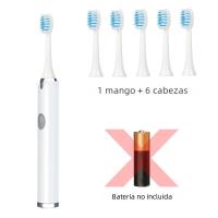 Tongwode Cepillo De Dientes Eléctrico Sonic IPX7 Impermeable Para Adultos Parejas Uso Doméstico Cerda Suave Reemplazable Con 6 Cabezas De Cepillo - details 1