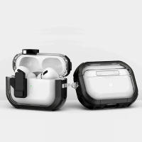 Carcasa De Seguridad Para AirPods pro 2 3 Y 1 Cubierta Protectora Para Auriculares Material De Plástico Generación Específica - details 2