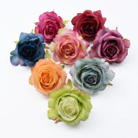 100 Piezas De Flores Artificiales Rosas De Seda Para Boda Decoración De Casa Plantas Falsas Para Pared Broche De Novia DIY - details 16