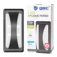 APLIQUE PARED LED GSC ANTHE GRIS 12W LUZ BLANCA 6500K 600 LUMENES - PROTECCION IP65 - details 2