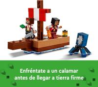 Pirata de Juguete con Figuras de Animales Pez, Calamar, Camello y Minifigura de Piratas + 8 Años Lego 21259 - details 3