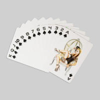 Baraja De Papel Poker Vintage Retro Con Bellas Chicas Diferentes 54 Tarjetas Juego Clásico De Clubes Para Jóvenes Mayores De 14 Años - details 4
