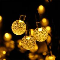 Lámparas De Bolitas Solares Para Exterior Cadena De Luces Impermeables Agua Cristal Navidad Fiesta De Jardín Decoración De Vacaciones - details 4