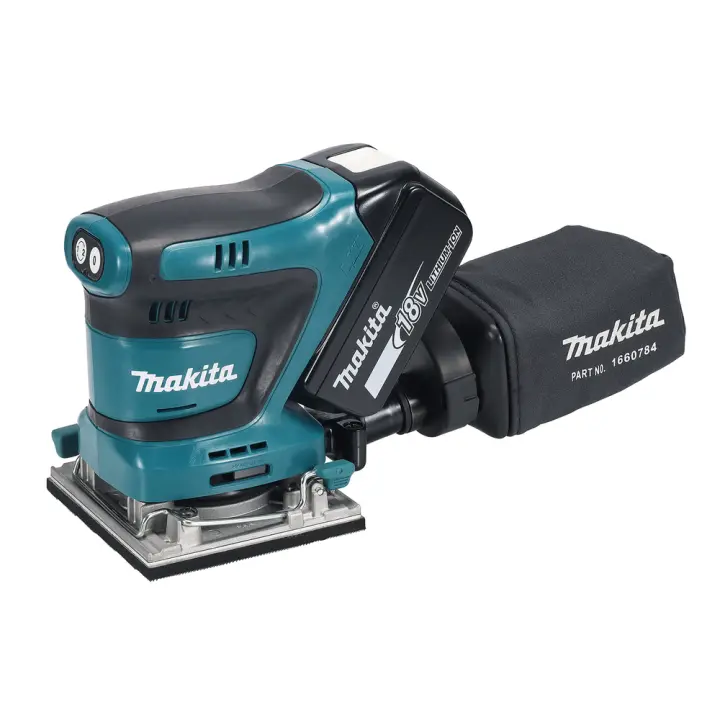 MAKITA DBO484Z Lijadora Orbital 18V LXT 112x102mm Aluminio,Velcro - 1