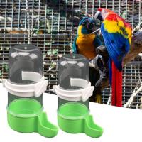 Dispensador De Agua Para Pájaros 120ml/240ml/490ml Transparente Con Diseño De Cierre Pet Suplementos Alimenticios Plástico - details 2