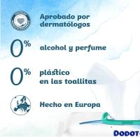 Dodot Toallitas Pure Aqua para Bebé, 99% Agua, 576 Toallitas, 12 Paquetes (12 x 48) de Toallitas para Bebé. - details 3