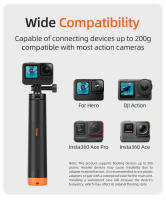 TELESIN Barra De Flotabilidad Subacuática Trípode Extensible Para Selfie Cámara Accesorios Para GoPro Insta360 DJI OSMO Accesorios De Natación - details 8