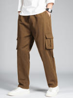 Nuevos Pantalones Cargo Rectos Para Hombre Primavera Otoño Con Multíples Bolsillos Estilo Safari Cotas Medio Peso Cintura Media Tipo Regular - details 3