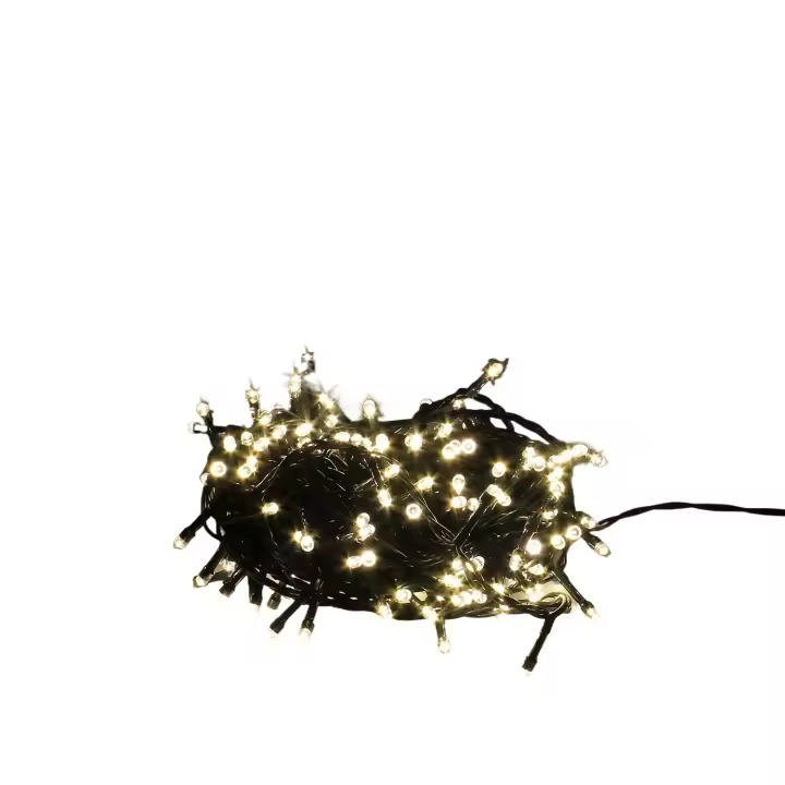 SANCO STORE - MAURER Guirnalda Luces Navidad 500 Leds Color Blanco Calido. Luz Navidad Interiores y Exteriores Ip44 - 1