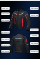 Chaqueta De Motocicleta Impermeable Para Hombre Con Protección EVA Ropa Motociclista Wearable Pantalones De Motocicleta - details 15