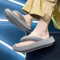 Nuevos Sandalias De Plataforma Gruesa Para Hombre 2024 Moda Verano Zapatillas De Playa Antideslizantes Calzado Casual Para Baño - details 13