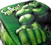 Mochila 3D Pequeña Hulk Superhuman Color Verde. Tamaño 31x26x11cm. KARACTERMANIA - details 2