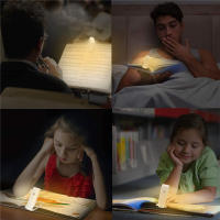 Lámpara Nocturna Recargable USB Plegable Portátil Para Lectura Con Protección Ocular 3 Colores De Luz Y Adjustabilidad De Brillo - details 9