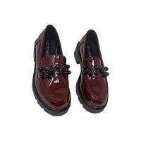Mocasines de Mujer en Charol Sintético con Forro de Textil Polipiel y Detalle de Pedrería - TULIPANO - details 11