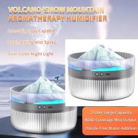 Humidificador de llama multifunción con máquina de aromaterapia Volcano, difusor de perfume de gran capacidad de 2 l, luz nocturna de ambiente - details 6