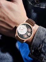 Reloj De Cuarzo Para Hombre TOMI Con Correa Desmontable Estilo Negocios Y Sencillo Caja De Regalo De Fiestas Material De Pulsera PU Calendario Completo Resistente Al Agua - details 28