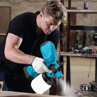 Pistola de pulverización eléctrica inalámbrica de alta potencia 800 ml, para muebles de automóviles y recubrimiento de acero - Compatible con Batería Makita 18V, Incluye Cargador y Accesorios - details 1
