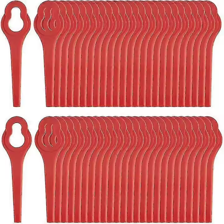 50 piezas cuchillas compatibles para Ferrex Aldi Far 20-I Edger, cuchillas de repuesto para Ferrex Cordless Edger FP - 1