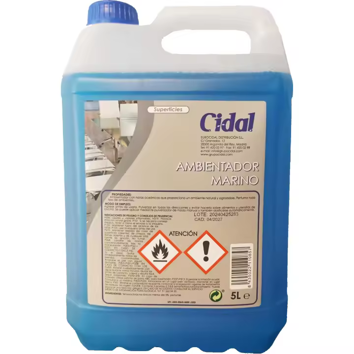 AMBIENTADOR CIDAL MARINO 5L - OLOR MÁS POPULAR - 1