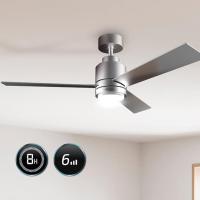 Cecotec Ventilador de Techo Energysilence Aero 4850 Style Steel con Luz LED 30W 48'' 3 Aspas - details 2