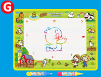 Manta De Dibujo Con Agua 8 Tipos Y 2 Bolígrafos Juguete Educativo Para Niños Tablero De Dibujo Portátil Alfombra De Pintura Con Agua Libros De Colores - details 6