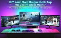 Lámpara De Escritorio RGB Ambiental Con Control Remoto Para Decoración De Habitación De Juegos Y Setup Gaming Barra De Luz Neón Dreamcolor - details 0