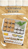 Carrito De Almacenamiento Plástico De 3 Capas Con Apoyabrazos 1 PC Organizador Espacioso Para Multicamaras Terminación Mate - details 6