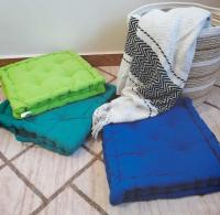 Maxia Market - Cojin Para Silla Asiento Cuadrado Grande estampada o liso Varios Colores (38 x 38 x 7 cm) Para Asiento de 40x 40 cm, Hogar y Jardín Textil de hogar Fundas Nórdicas - details 1